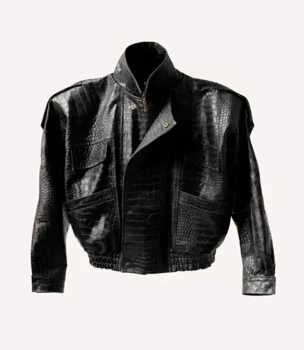 Chaqueta Aviador en Cuero Negro ICONO 13